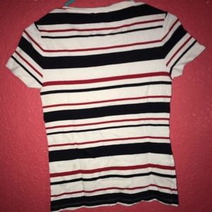 Tommy Hilfiger Tops - Tommy Hilfiger v-neck stripe shirt Tommy Hilfiger Tops - Tommy Hilfiger v-neck stripe shirt